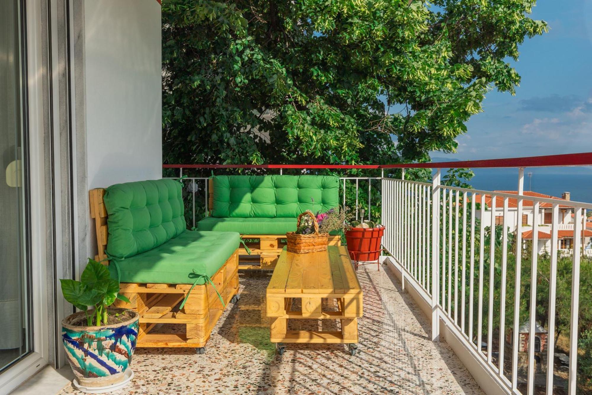 Mimoza'S Sea View Apartment PalaiónTsiflíkion Exteriér fotografie